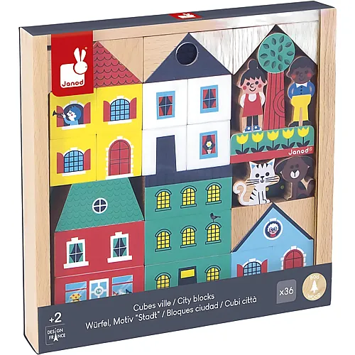 W�rfel Motiv Stadt