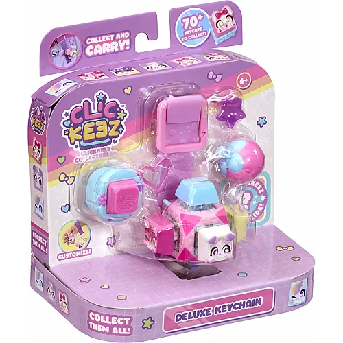 Goliath Clickeez Deluxe Keychain 4 Figuren, Schl�sselanh�nger,