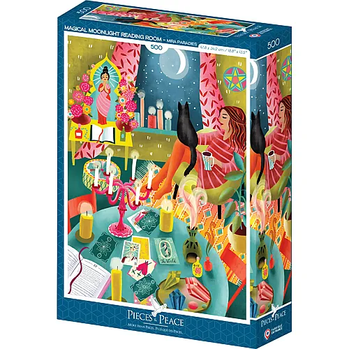 Pieces & Peace Puzzle Magical Moonlight Reading Room - 500 Teile