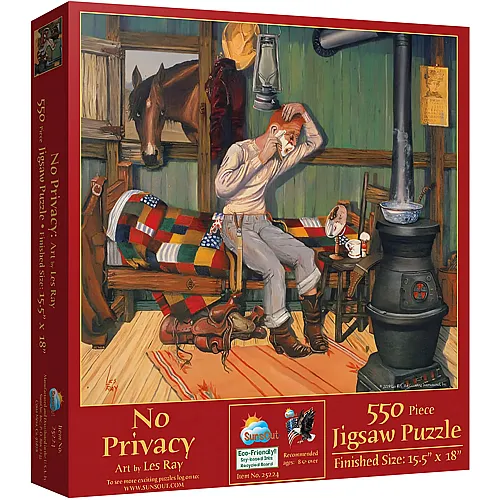 SunsOut Puzzle Les Ray No Privacy - 550 Teile