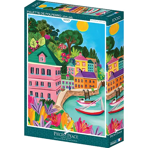 Pieces & Peace Puzzle Polperro-Palette - 1000 Teile