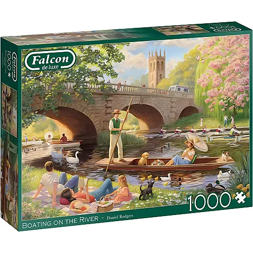 Falcon Puzzle Boating on the River (1000Teile)