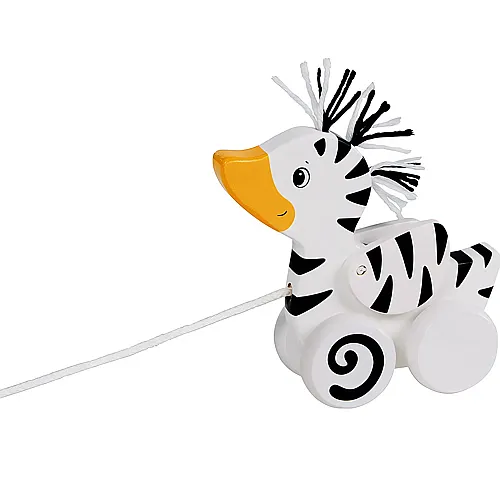 Goki Baby Ziehtier Zebra-Ente