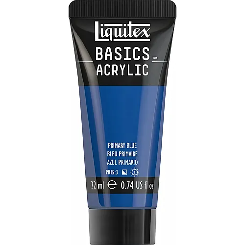 Liquitex Lqx Basics Acrylfarbe 22ml Tube Prim�rblau