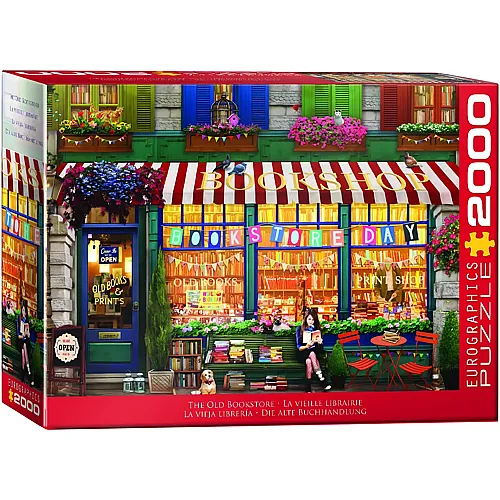 Eurographics Puzzle Die Alte Buchhandlung - 2000 Teile