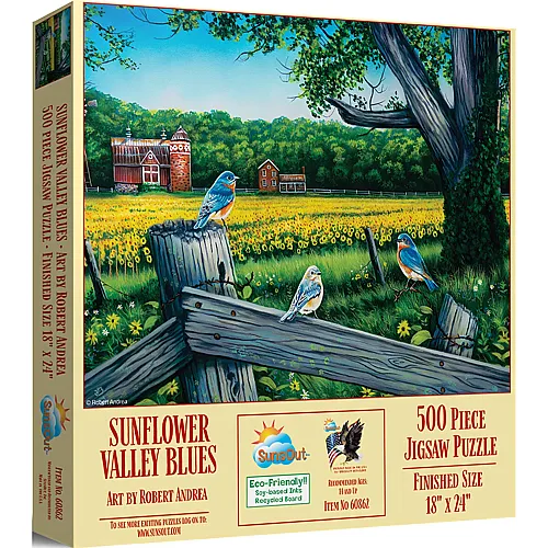 Sonnenblumental-Blues - 500 Teile