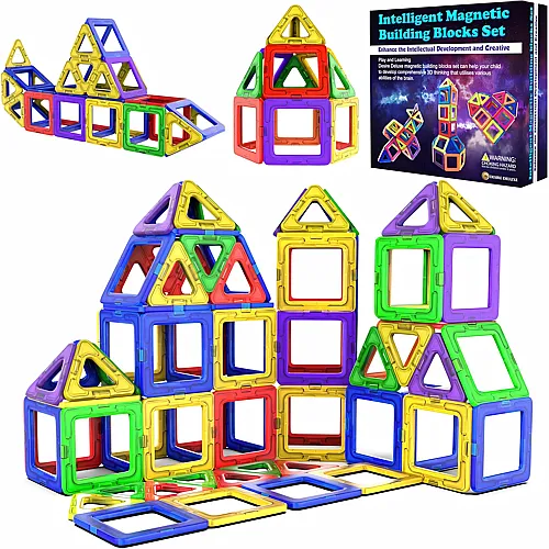 Desire Deluxe Magnetische Kachel-Bausteine Montessori - 40 Teile