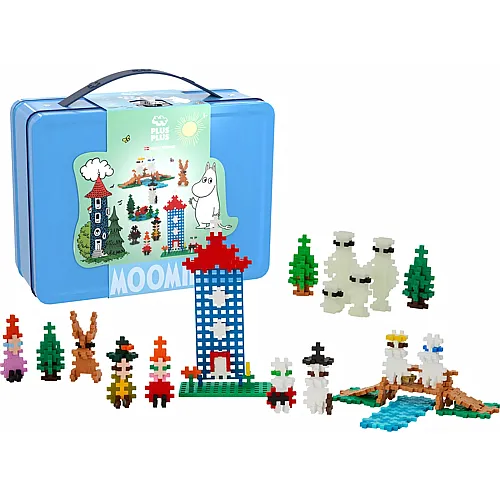 Plus-Plus 500 Kreativ Bausteine Mumintal Koffer blau