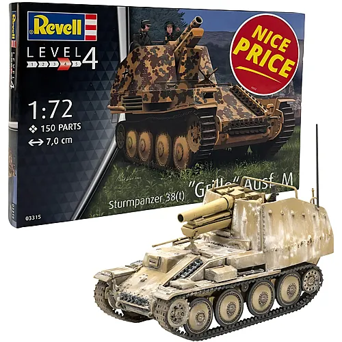 Modellbausatz Sturmpanzer 38t Grille Ausf. M