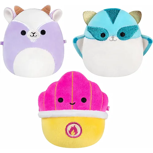 Squishmallows Micromallows Tia, Mariska, Louden - 3 Teile