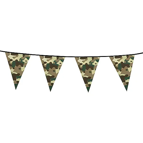 Boland Wimpelkette Camouflage - 6 m
