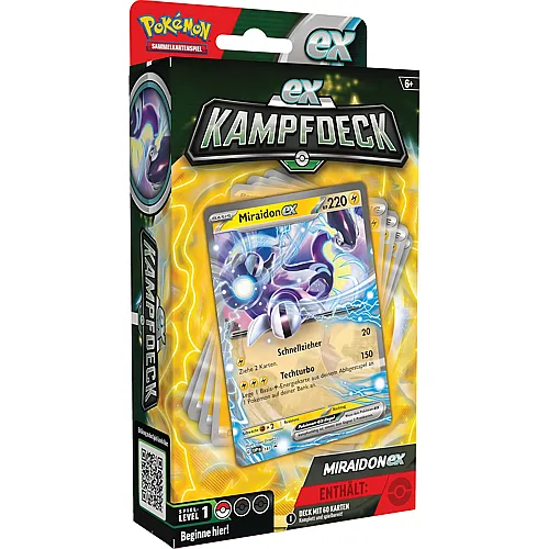 Pok�mon TCG Pok�mon Kampfdeck Miraidon-ex - Deutsch