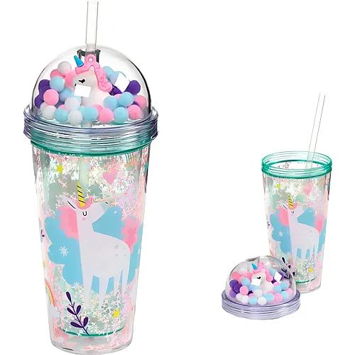 Puckator Doppelwandiger Becher Magisches Einhorn