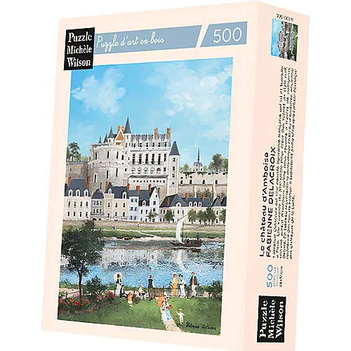 Puzzle Mich�le Wilson Fabienne Delacroix Le Chateau d'Amboise - 500 Teile