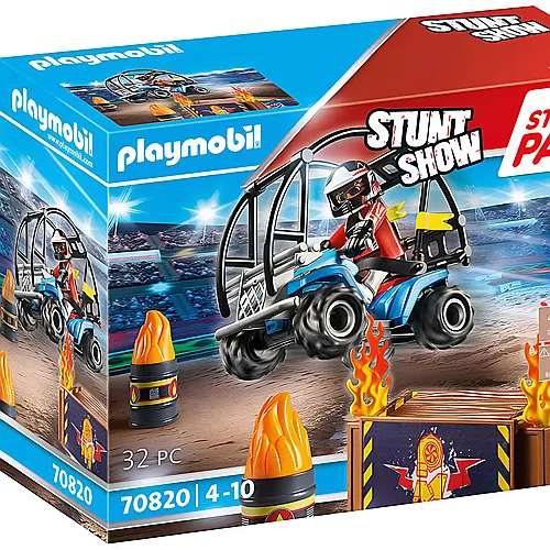 PLAYMOBIL Starter Pack Stuntshow Quad mit Feuerrampe (70820)