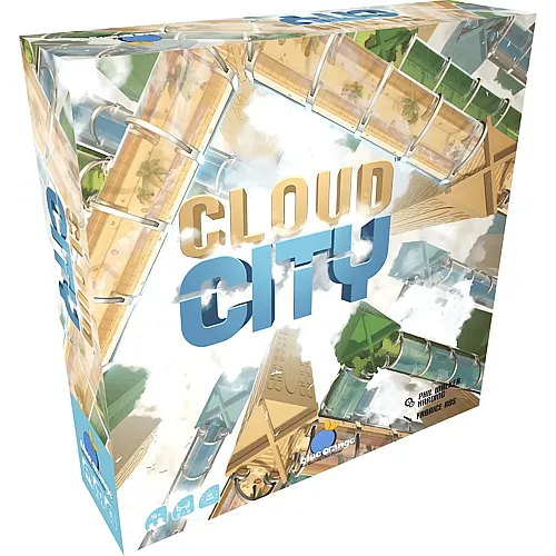 Blue Orange Cloud City - Mehrsprachig