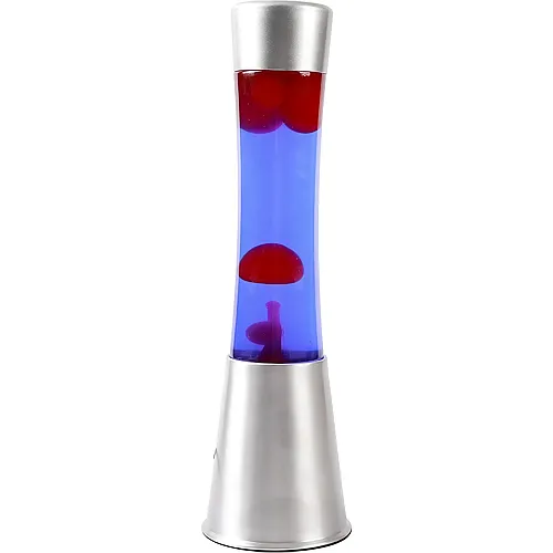 i-total Fl�ssige Lavalampe Lila Rose Gravity Silber - 40 cm