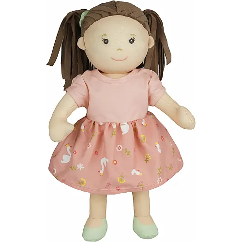 Heless Stoffpuppe M�dchen Lucie mit rosa Kleid - 32 cm