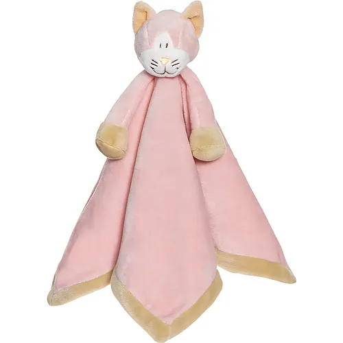 Schmusetuch Katze Rosa - 35 cm