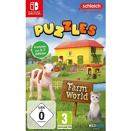 Wild River Schleich Puzzle Farmworld
