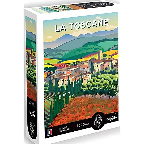 Calypto Puzzle Landschaft der Toskana - 1000 Teile