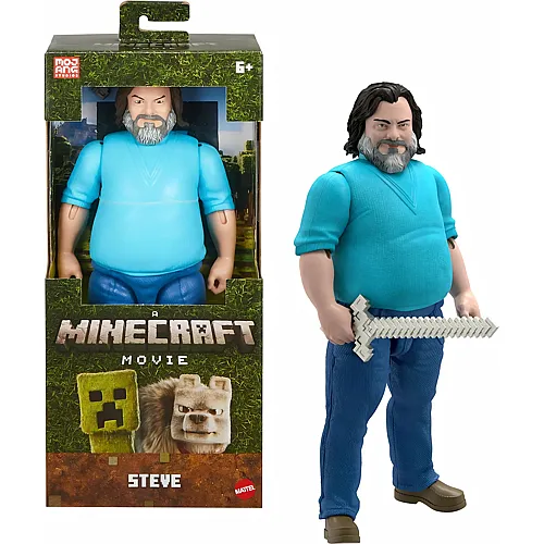 Bewegliche Steve-Sammelfigur - 30 cm