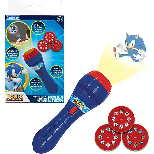 Lexibook Sonic Geschichtenprojektor und Taschenlampe