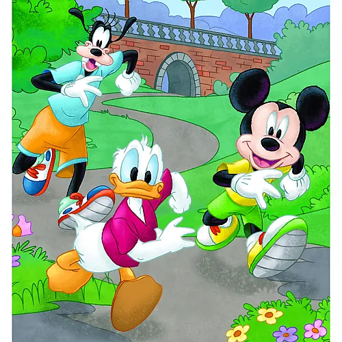 Dino Puzzle 3in1 Mickey Mouse (55Teile)