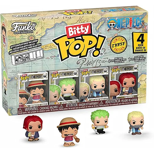 One Piece - Monkey D. Luffy, Roronoa Zoro, Axe-Hand Morgan & Mystery