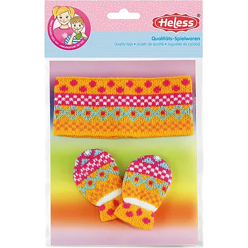 Heless F�ustlinge und Stirnband Jolly, Gr. 28-35 cm