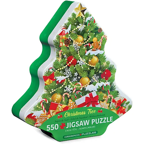 Eurographics Puzzle Christmas Tree Tin (550Teile)