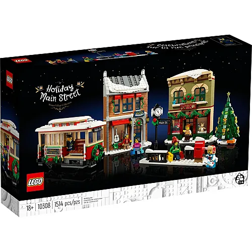 Weihnachtlich geschm�ckte Hauptstrae 10308