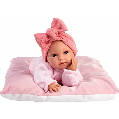 Llorens Babypuppe Svenja mit Kissen 36cm