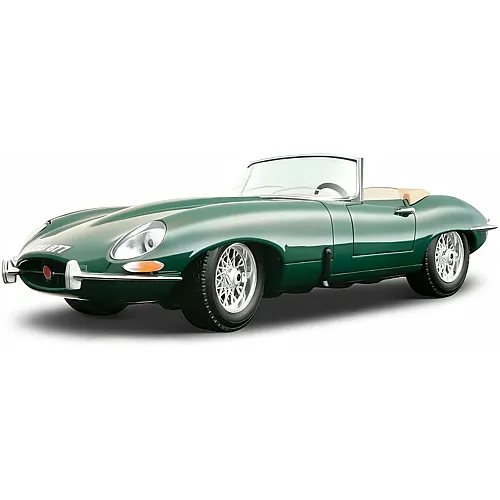 Jaguar E-Type Cabrio Gr�n