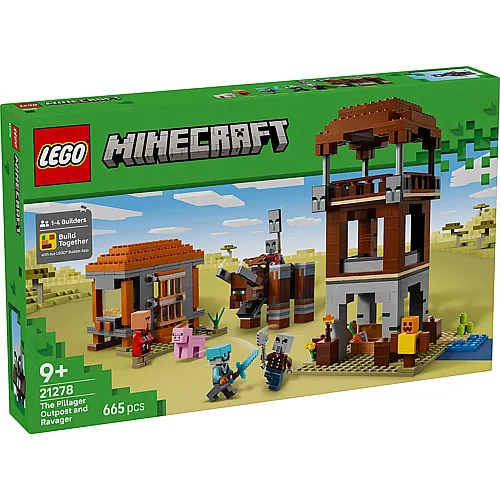 LEGO Minecraft Ein Verw�ster am Pl�nderer-Au�enposten 21278