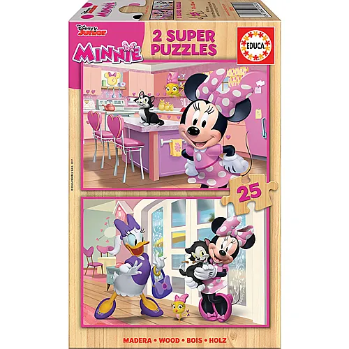 Educa Puzzle Minnie Mouse Happy (2x25)