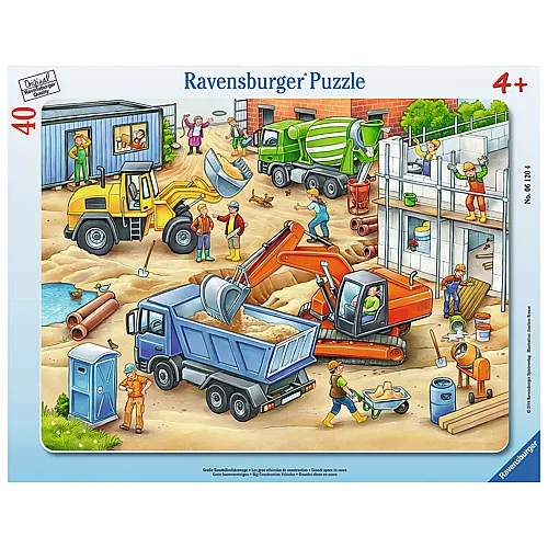 Ravensburger Puzzle Grosse Baustellenfahrzeuge (40Teile)