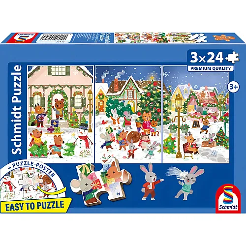 3in1 Fr�hliche Weihnachten - 24 Teile