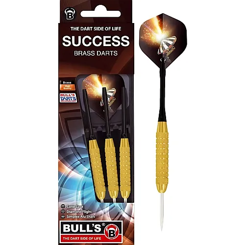 Bull's 3 Steeldart Success Brass - 21 g