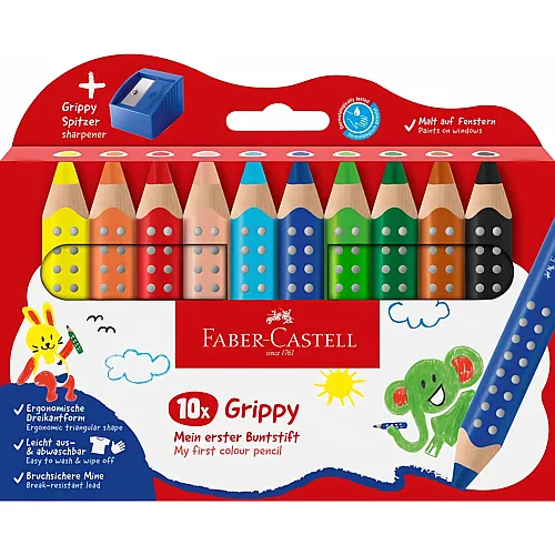 Faber-Castell Farbstift Grippy (10Teile)