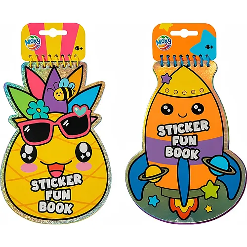Sombo Sticker-Activity Buch ass. 16x21cm, 15 Bl�tter