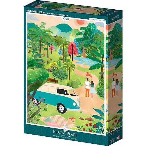 Pieces & Peace Puzzle Sommerreise - 1000 Teile