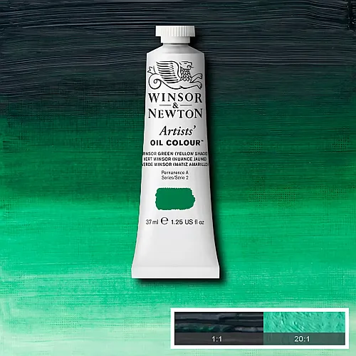 Winsor & Newton W&n Artists' Ölfarbe 37ml Tube Winsorgr�n(gelbton)