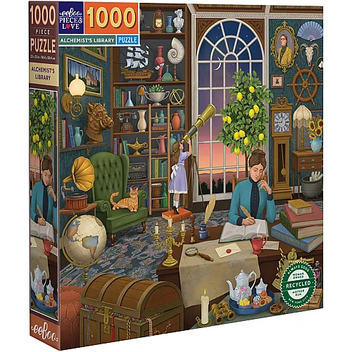 eeBoo Puzzle Alchemist's Library (1000Teile)