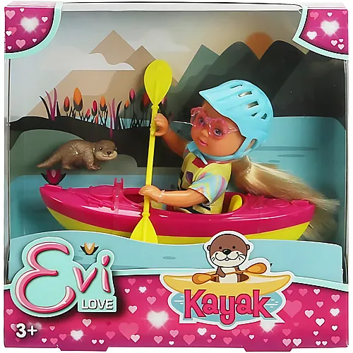 Evi macht eine Kajaktour
