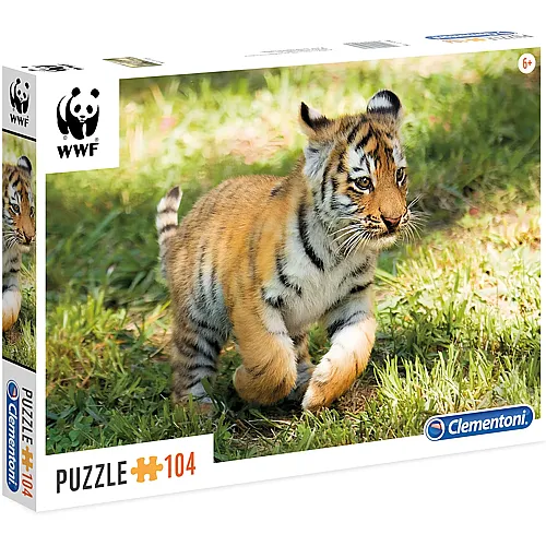 Clementoni Puzzle 104 Teile WWF - Tiger