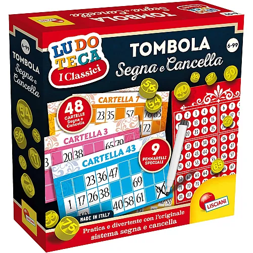 Lisciani Ludoteca Tombola - Italienisch