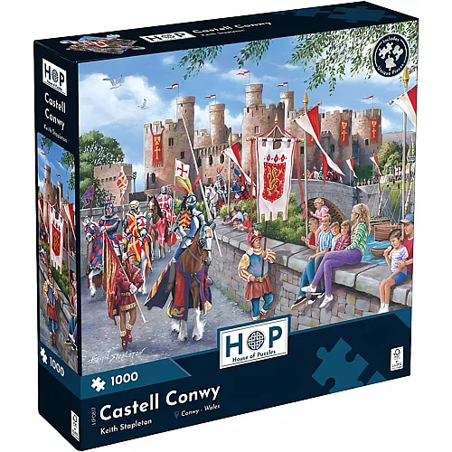 HOP - House of Puzzles Castell Conwy (1000Teile)