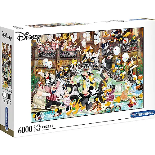 Clementoni Puzzle High Quality Collection Mickey Mouse Disney Gala (6000Teile)