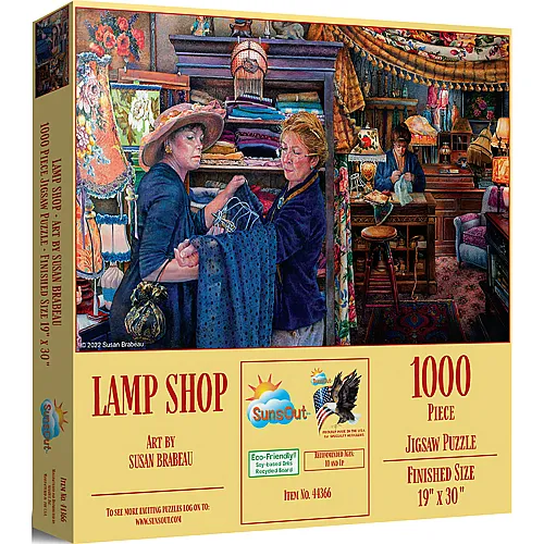 SunsOut Puzzle Susan Brabeau Lamp Shop (1000Teile)